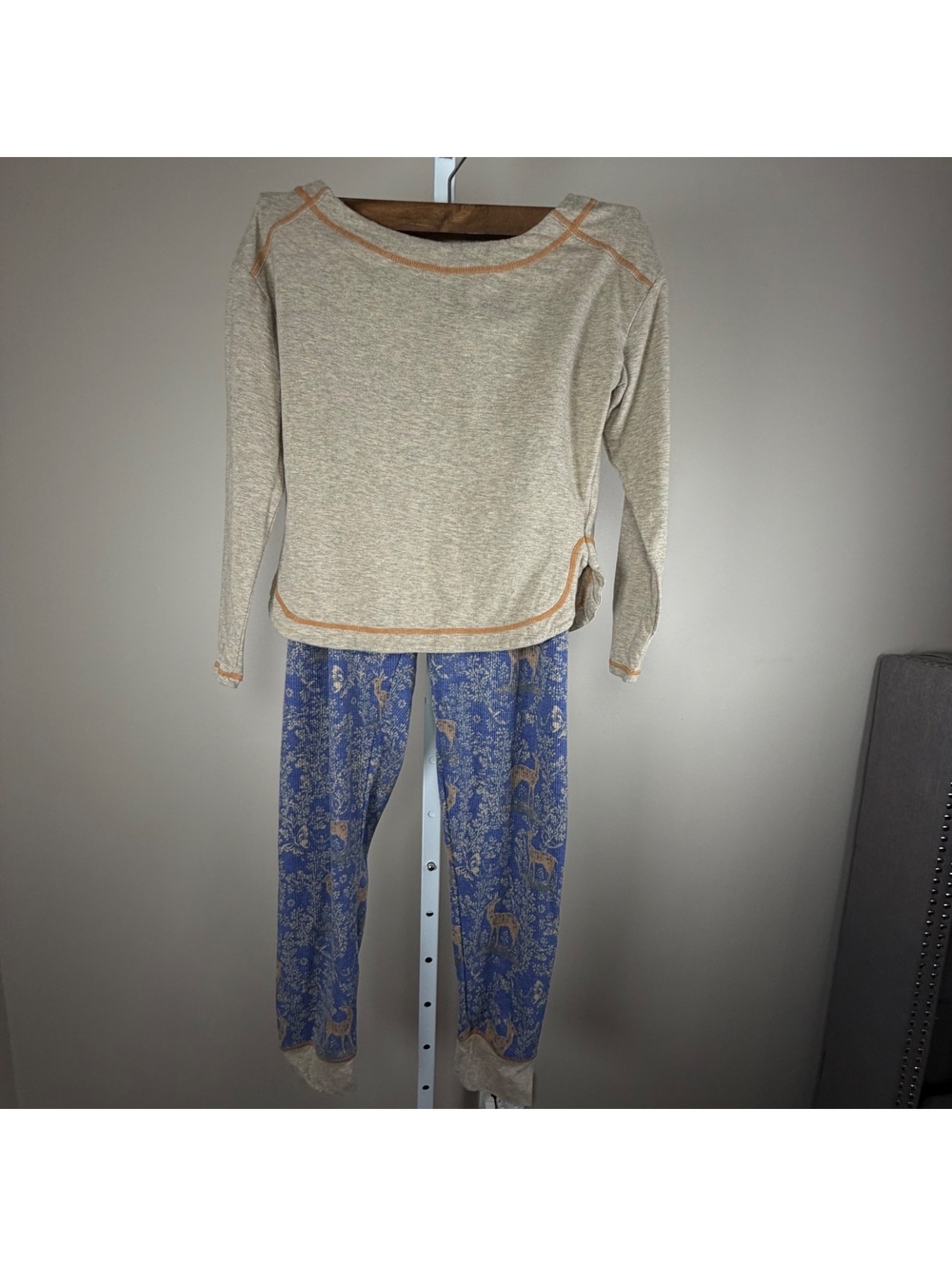 Free People Chill Evening Blue PJ Set size XS